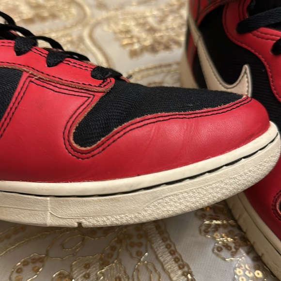 NIKE DUNK HI HIGH RETRO SE "TARTAN PLAID" BLACK-PALE IVORY SIZE 10.5 - Picture 12 of 12